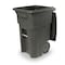 Toter Toter 64 Gal. Trash Can Blackstone with Quiet Wheels and Lid ANA64 - alternate 2